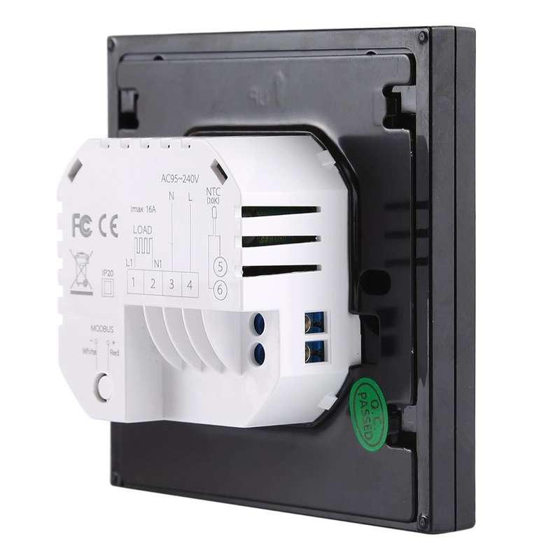 BHT-002GBLW 16A Load Electronic Heating Type LCD Digital Heating Room Thermostat with Sensor & Ti...