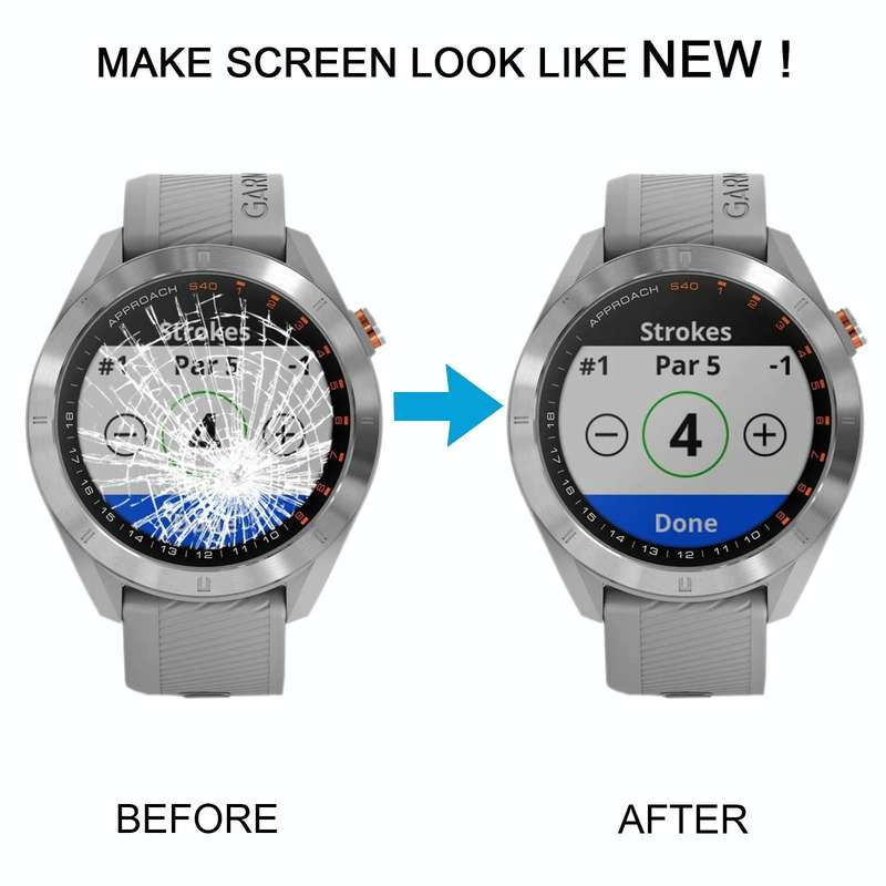 For Garmin Approach S40 Original LCD Screen with Digitizer Full Assembly (Silver)