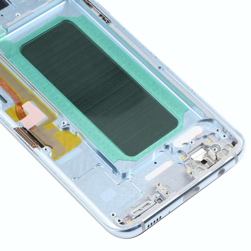 OLED LCD Screen for Samsung Galaxy S8+ SM-G955 With Digitizer Full Assembly with Frame (Blue)