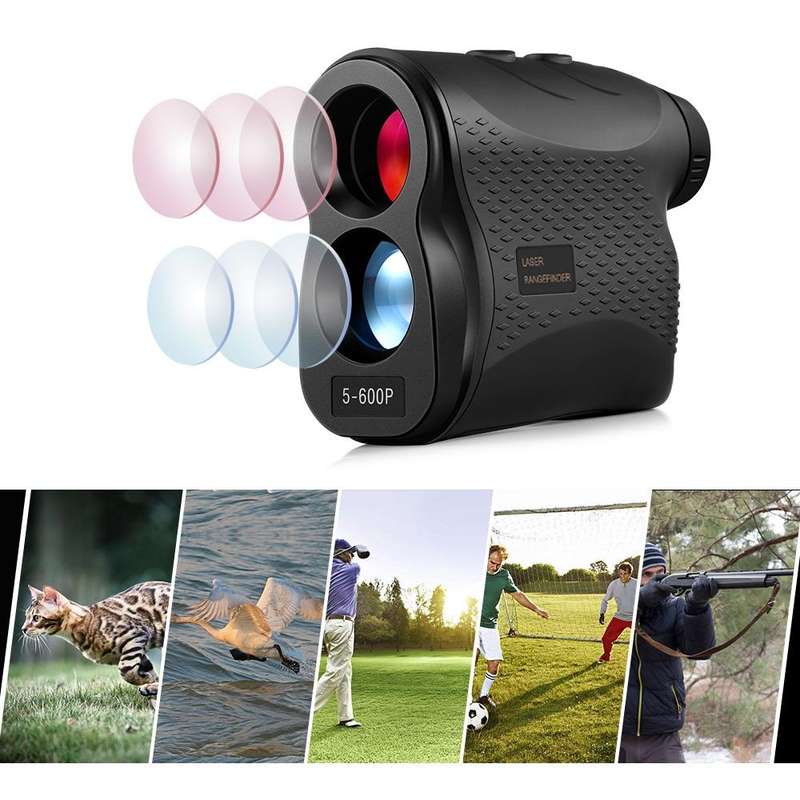 5-600P Handheld Golf Laser Distance Measuring Instrument Telescope Range Finder Distance Measurer...