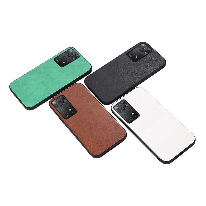 For Xiaomi Redmi Note 11 Pro Falette Texture PU Shockproof Phone Case(Black)