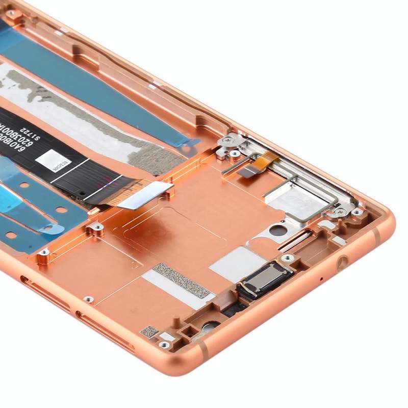 TFT LCD Screen for Nokia 3 TA-1032 Digitizer Full Assembly with Frame & Side Keys (Gold)