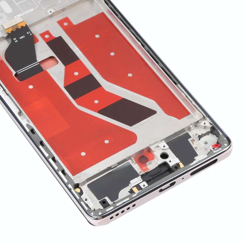 Original OLED LCD Screen for Honor 50 Pro Digitizer Full Assembly with Frame(Silver)