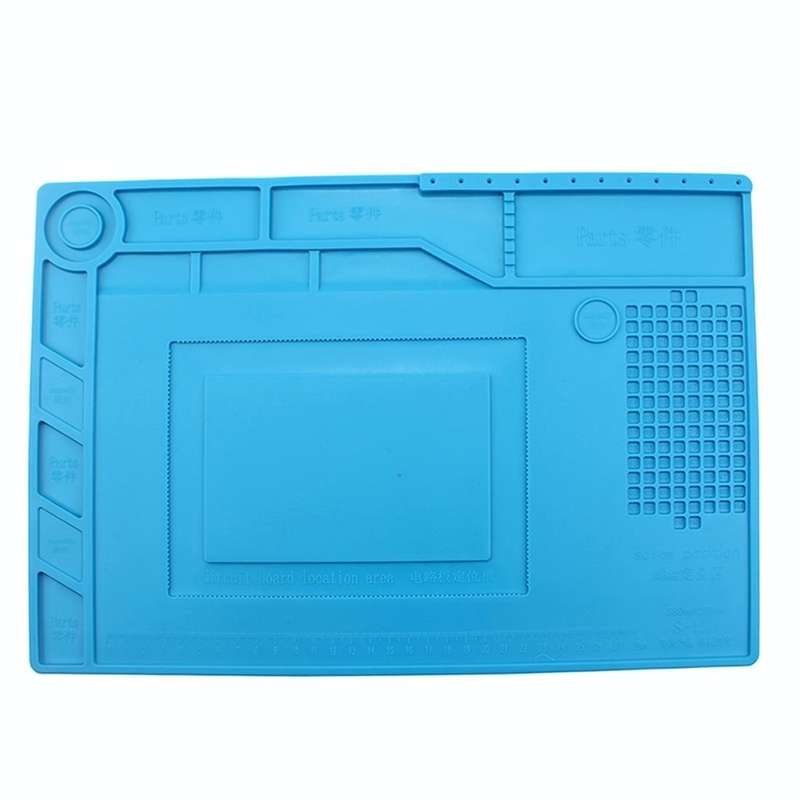 JIAFA S-150 Maintenance Platform Heat-resistant Repair Insulation Pad Silicone Mats with Screws P...