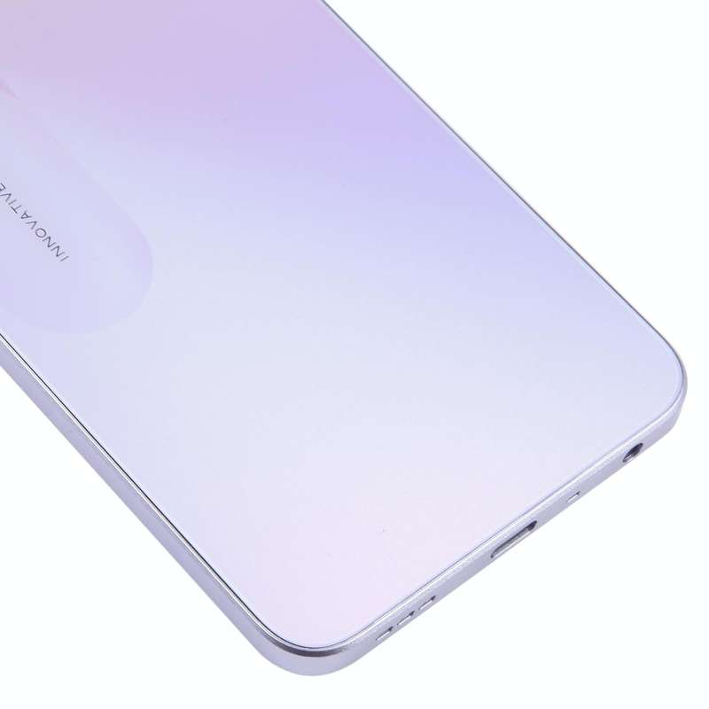 For OPPO A78 Original Battery Back Cover with Middle Frame(Purple)