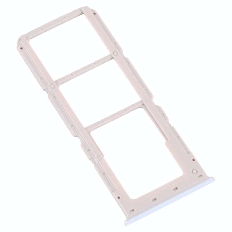 For OPPO A52 4G SIM Card Tray + SIM Card Tray + Micro SD Card Tray (White)