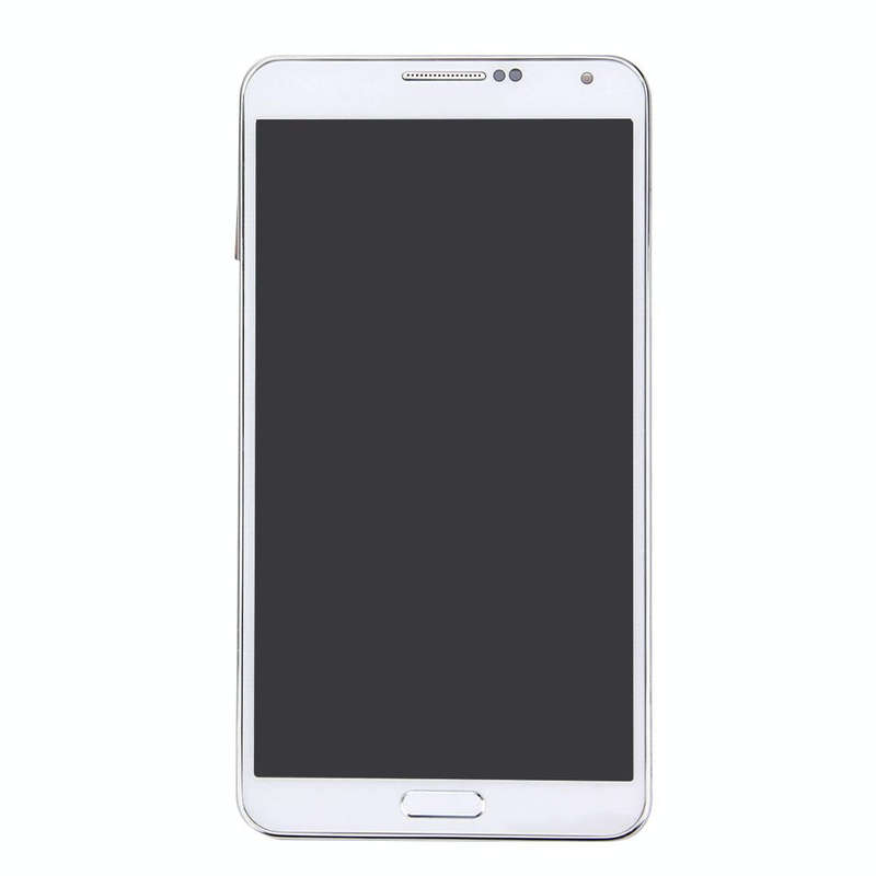Original LCD Display + Touch Panel with Frame for Galaxy Note III / N900(White)
