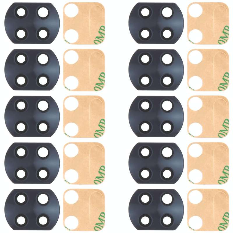 10 PCS Back Camera Lens for Xiaomi Mi 10T Lite 5G M2007J17G