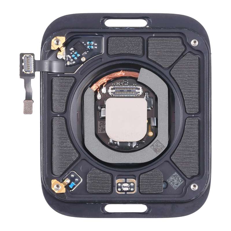 Glass Back Cover With Wireless Charging Coil For Apple Watch Series SE 2022 44mm GPS Edition (Grey)