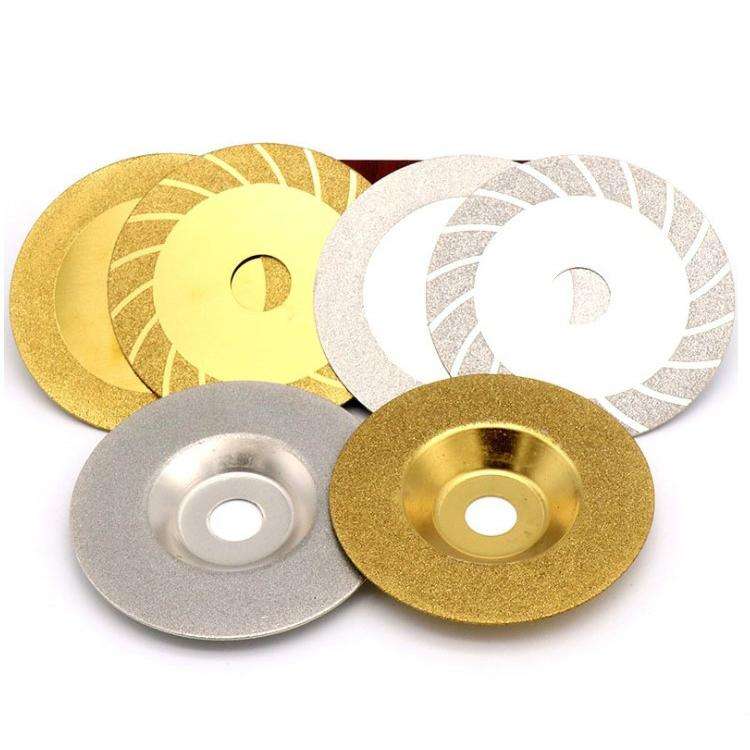 100mm Electroplated Diamond Grinding Slice Glass Grinding Disc 4 Inch Diamond Cutting Piece Alloy...