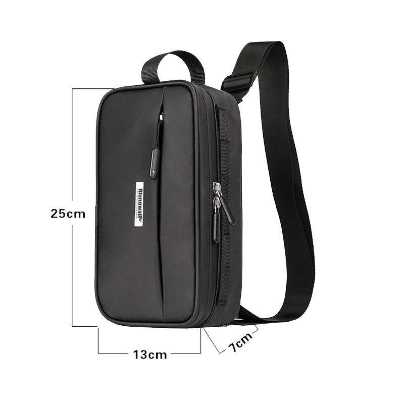 Rhinowalk X21921 2.5L Waterproof Bicycle Front Hanging Bag, Colour: Water Repellent (Matt Green)