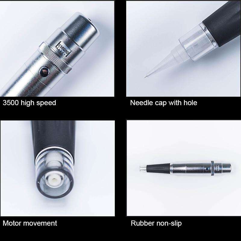 Semi-Permanent Tattoo Pen Apprentice Bleaching Lip Tattoo Eyebrow Instrument(Orange)