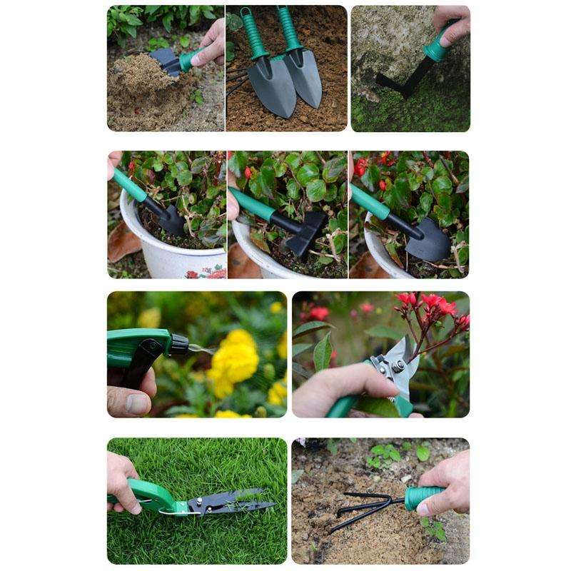 YL025 Potted Gardening Tool Set, Specification: 5 PCS / Set (Green)