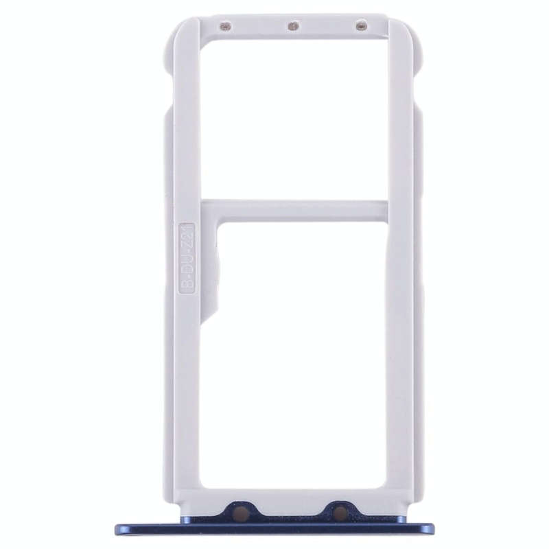SIM Card Tray + SIM Card Tray / Micro SD Card Tray for Huawei Honor V9 (Blue)