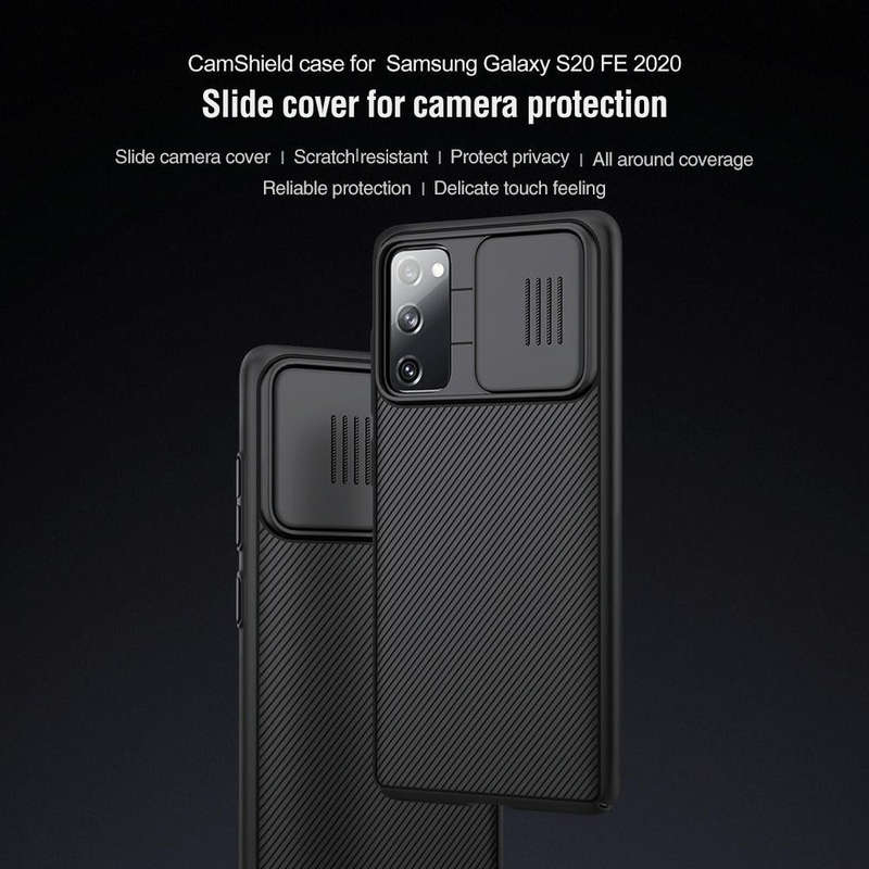 For Samsung Galaxy S20 FE NILLKIN Black Mirror Series PC Camshield Full Coverage Dust-proof Scrat...