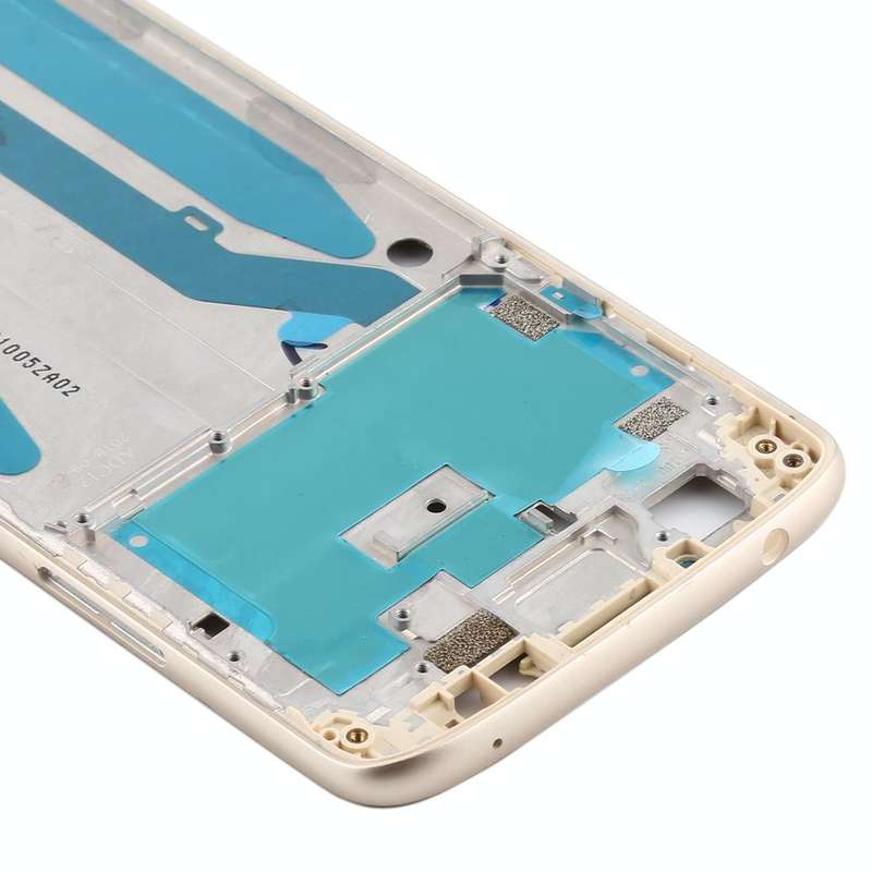 Front Housing LCD Frame Bezel for Motorola Moto E5(Gold)