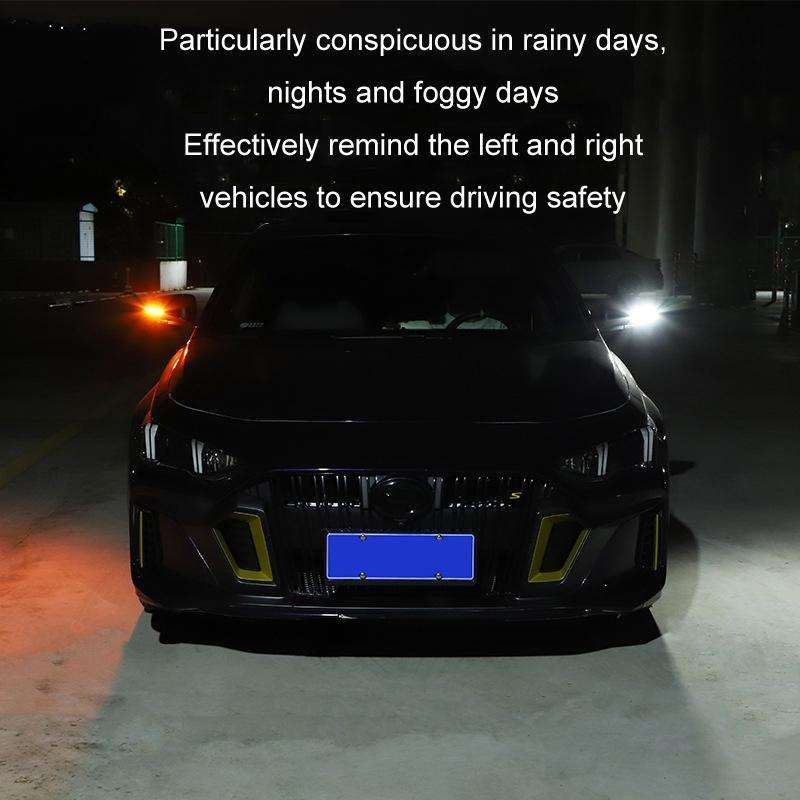 Car Rearview Mirror Decoration LED Streamer Turn Signal, Length 19cm A Pair