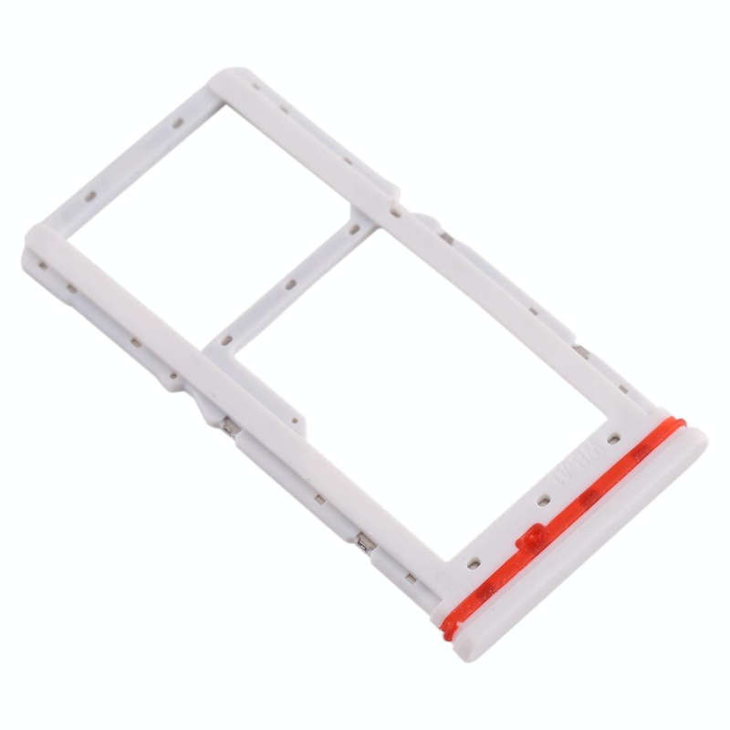 SIM Card Tray + SIM / Micro SD Card Tray for Xiaomi Redmi K30 4G(White)