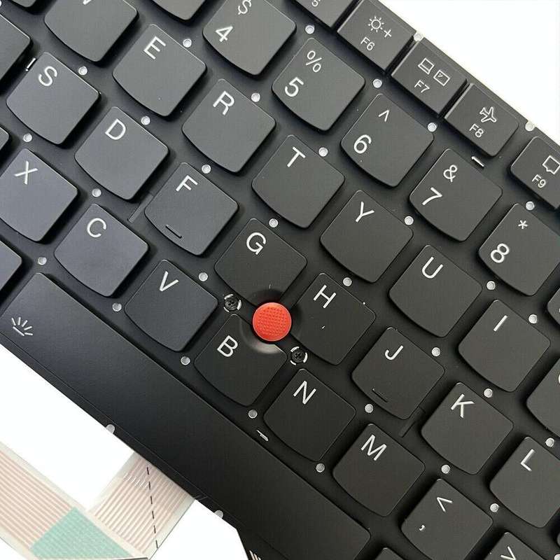 For Lenovo ThinkPad T14s Gen 3 21BR 21BS US Version Laptop Keyboard(Black)