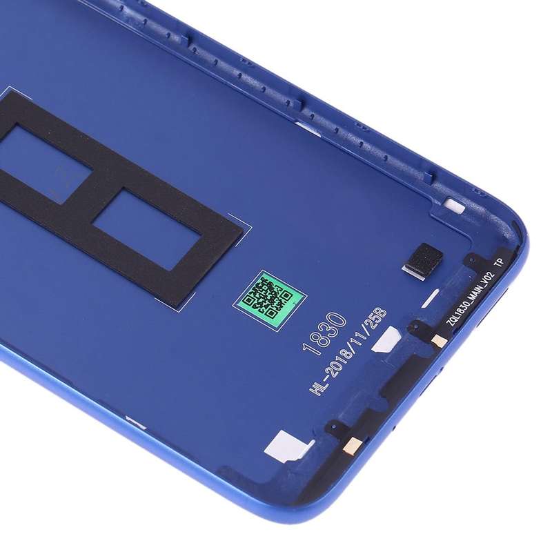 Battery Back Cover with Camera Lens for Asus Zenfone Max M2 ZB633KL ZB632KL(Blue)