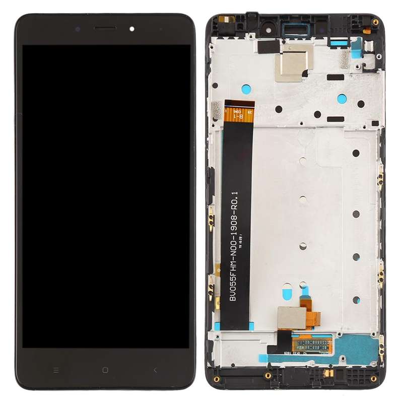 TFT LCD Screen for Xiaomi Redmi Note 4 Digitizer Full Assembly with Frame(Black)