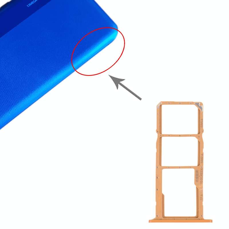 SIM Card Tray + SIM Card Tray + Micro SD Card Tray for Honor 8S (Gold)