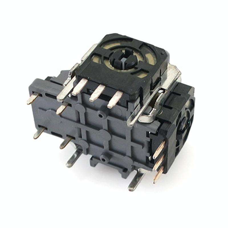 For Sony PS4 / MicroSoft XBOX One ML-ps4007 Handle 3D Joystick, Color: Black Black Bottom