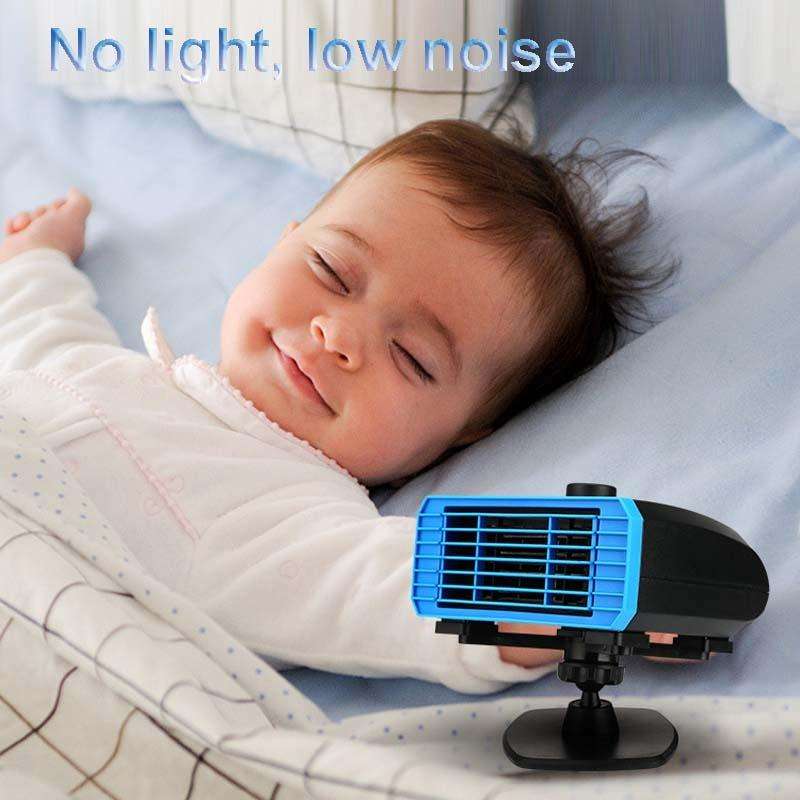 24V Multifunctional Heater For Car 360 Degree Rotating Car Heater, Style:Base Model