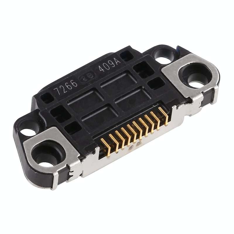 10 PCS Charging Port Connector for iPhone 8 Plus / 8(Black)
