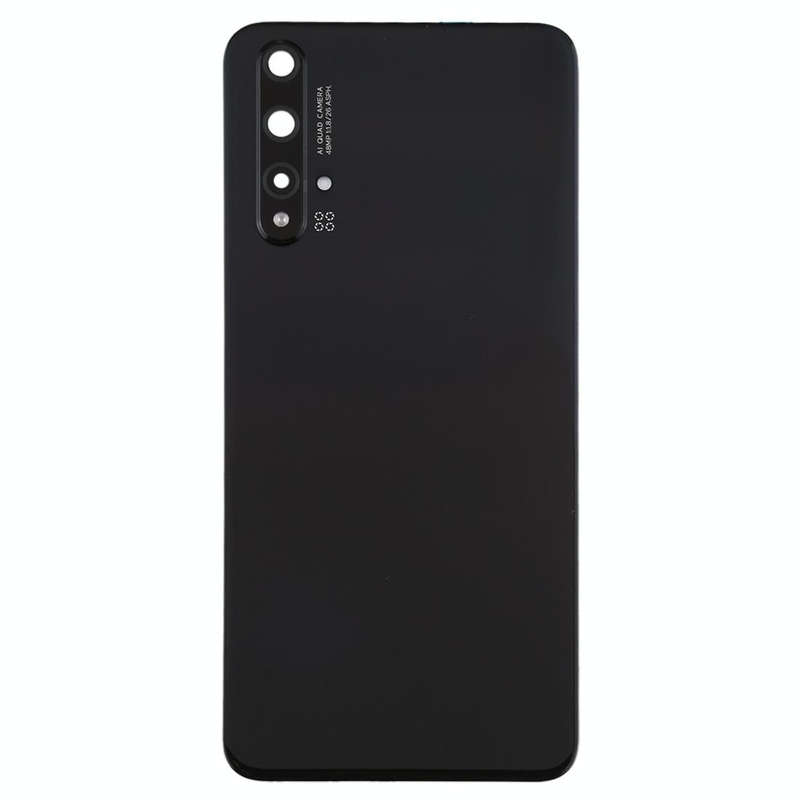 Original Battery Back Cover with Camera Lens Cover for Huawei Nova 5T(Black)
