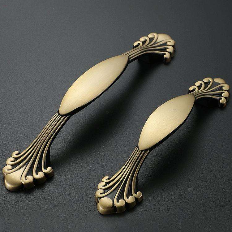 1006-128 Cabinet Wardrobe Door Handle Solid Copper Door Handle