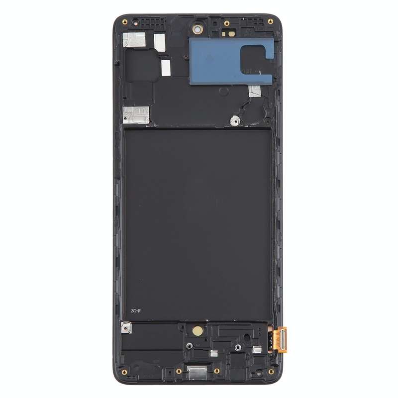 For Samsung Galaxy A71 4G SM-A715F 6.43 inch OLED LCD Screen Digitizer Full Assembly with Frame (...