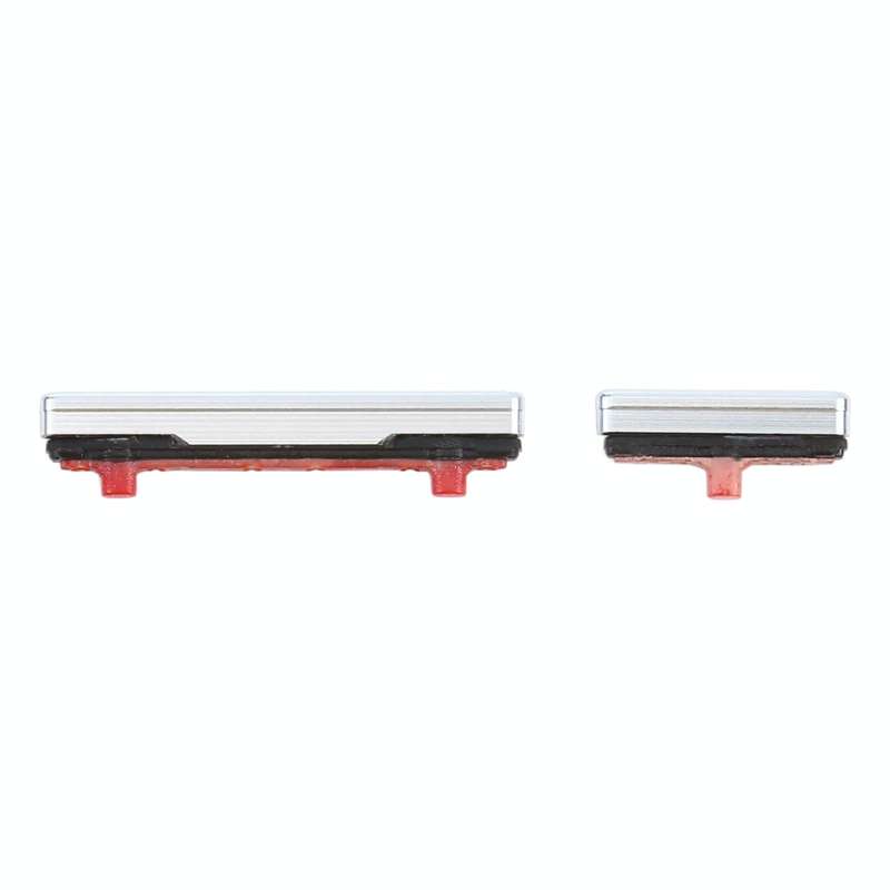 For Samsung Galaxy S21 Ultra 5G Power Button and Volume Control Button(Silver)