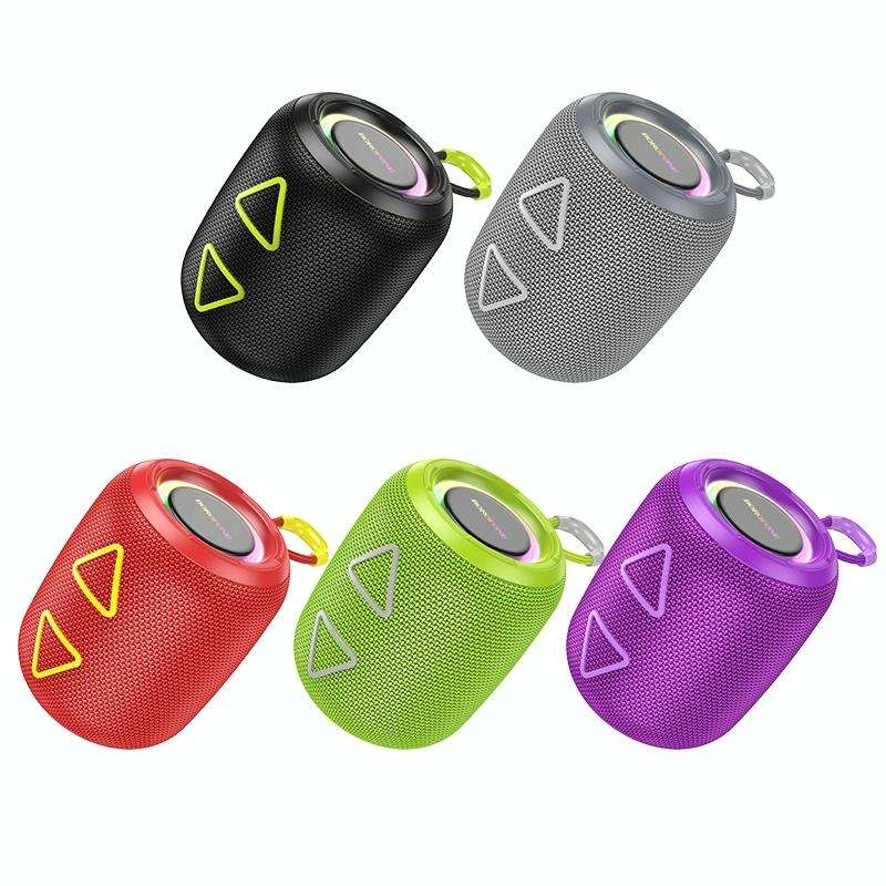 BOROFONE BR36 Lucy Sports TWS Bluetooth 5.3 Speaker Support TF Card / FM(Black)