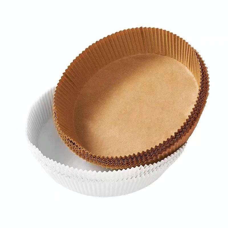 Home Air Fryer Baking Oil Absorbing Paper, Specification: Normal Color Boxed 50 PCS