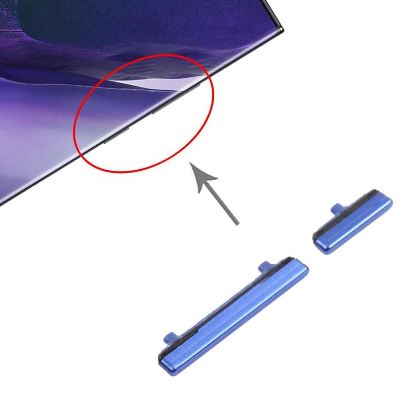 For Samsung Galaxy Note20 Ultra Power Button and Volume Control Button(Blue)
