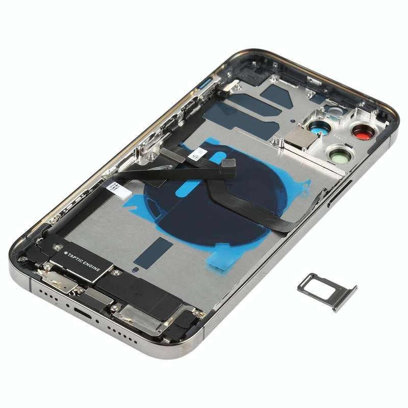 Battery Back Cover Assembly (with Side Keys & Speaker Ringer Buzzer & Motor & Camera Lens & Card ...