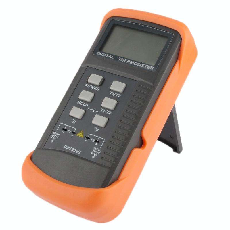 Digital Thermometer with Two K-Type Sensors (DM6802B)