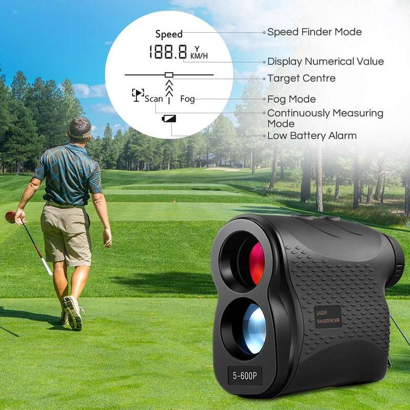5-600P Handheld Golf Laser Distance Measuring Instrument Telescope Range Finder Distance Measurer...