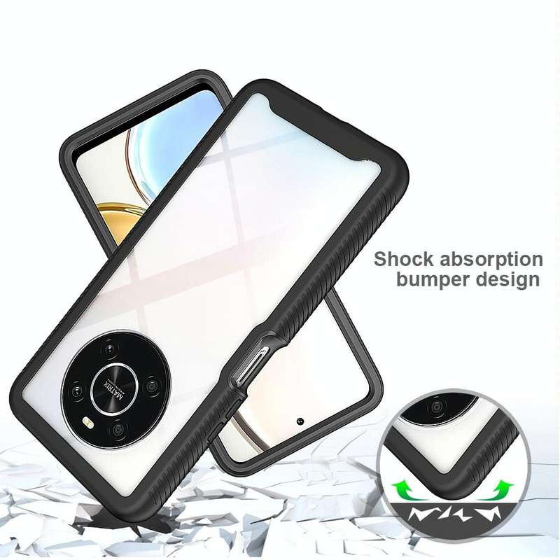 For Honor X9 4G / 5G / Magic4 Lite Starry Sky Full Body Hybrid Shockproof Phone Case(Black)