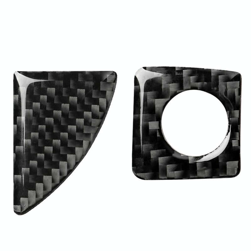 Car Carbon Fiber Glove Box Switch Decorative Sticker for Lexus IS250 300 350C 2006-2012, Left Drive
