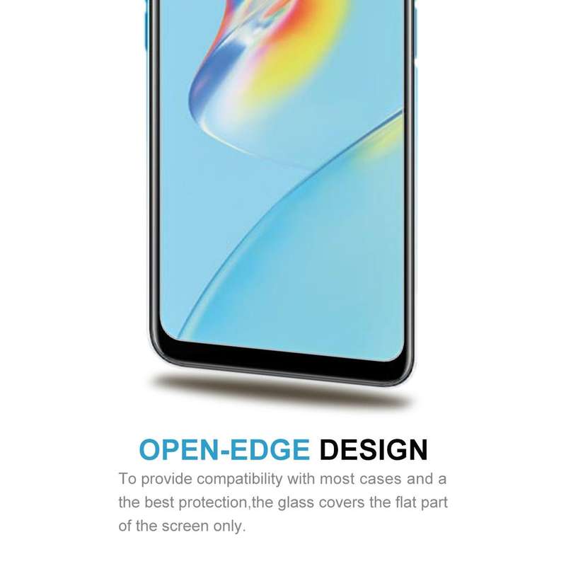 For OPPO A54 50 PCS 0.26mm 9H 2.5D Tempered Glass Film