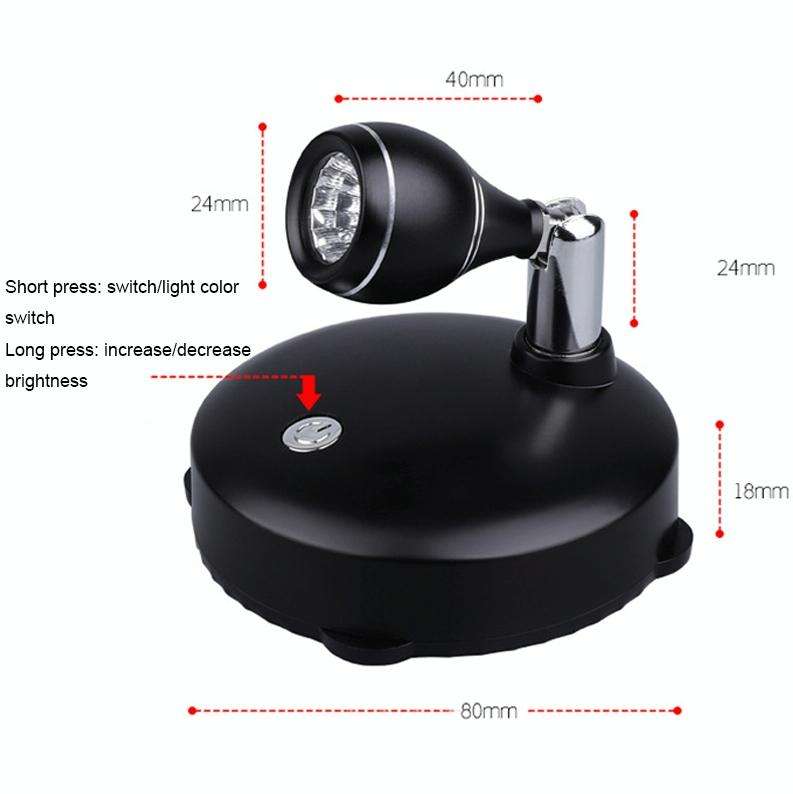 TL006-SIN Jewelry Art Exhibition USB Charging Decorative Wall-mounted LED Spotlights with Remote ...