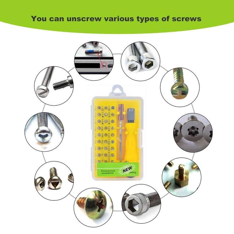 32-in-1 CRV Steel Mobile Phone Disassembly Repair Tool Multi-function Combination Screwdriver Set...