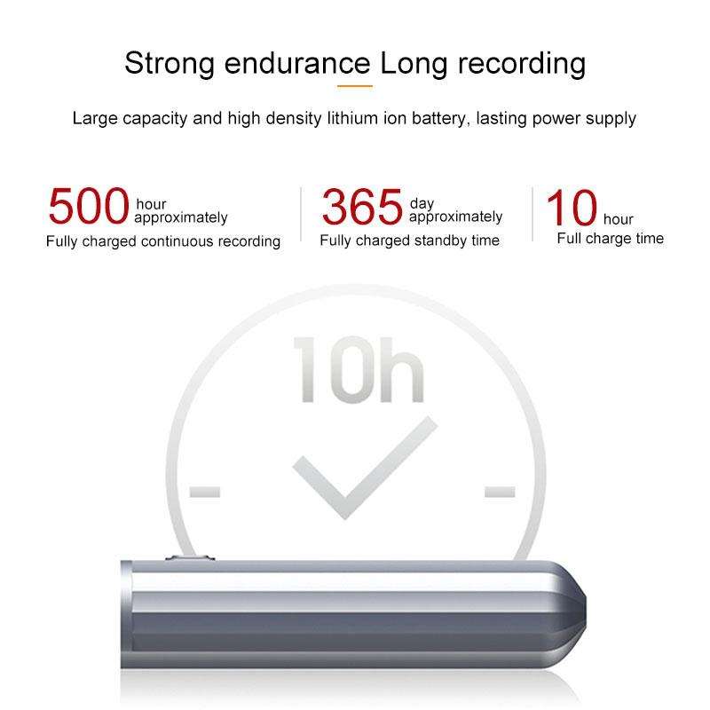 JNN Q72 HD Noise Reduction Long Standby Smart Voice Recorder Recording Device, Capacity:32GB (Black)