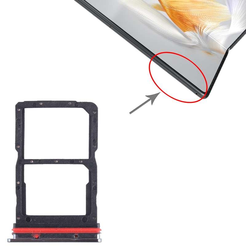 For Huawei Mate X3 SIM + SIM Card Tray (Black)