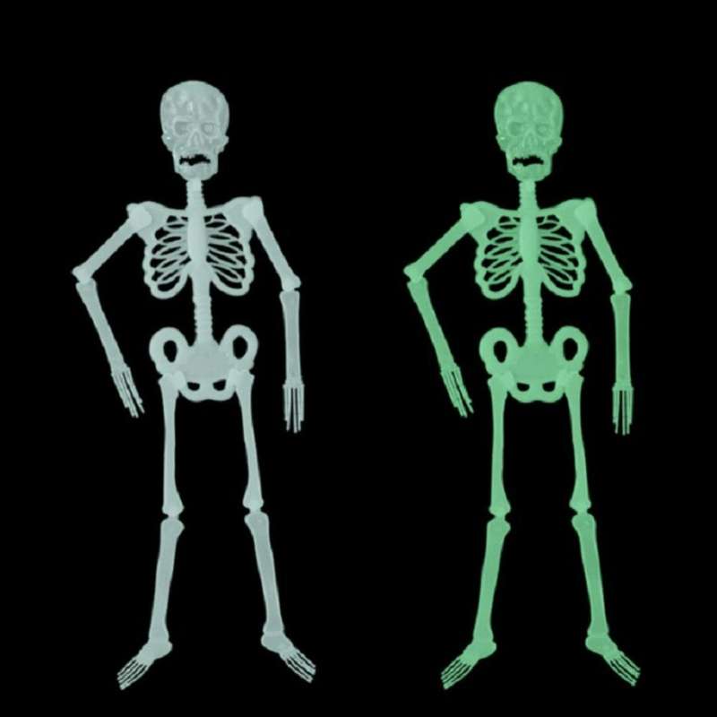 Luminous Skeleton Halloween Activity Props Bar Haunted House Decoration Supplies Fluorescent Skel...