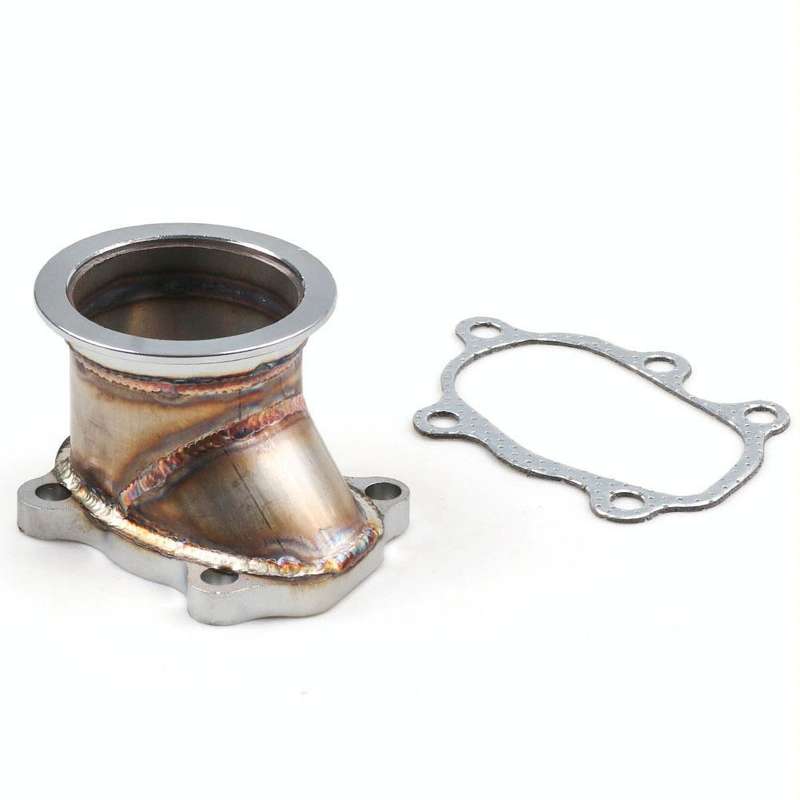 Car Modified 63mm Turbo Down Pipe V-band Adapter with Clamp Flange