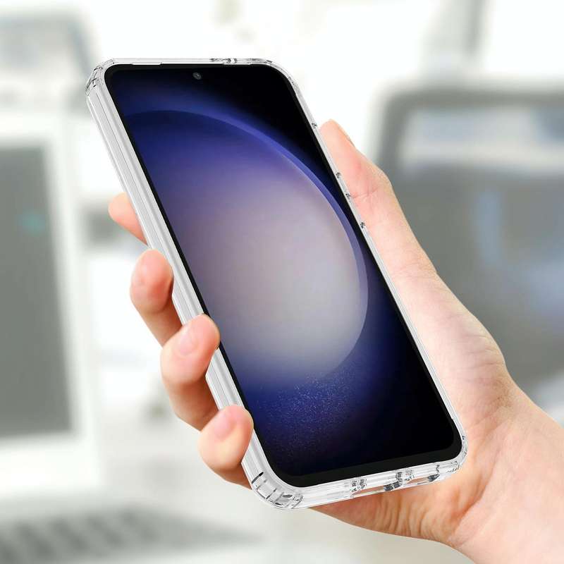 For Samsung Galaxy S23 FE 5G MagSafe Clear Acrylic PC Hybrid TPU Phone Case(Transparent)