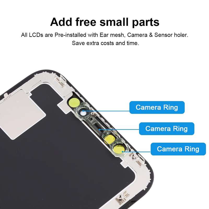 GX Hard OLED LCD Screen for iPhone X with Digitizer Full Assembly (Black)
